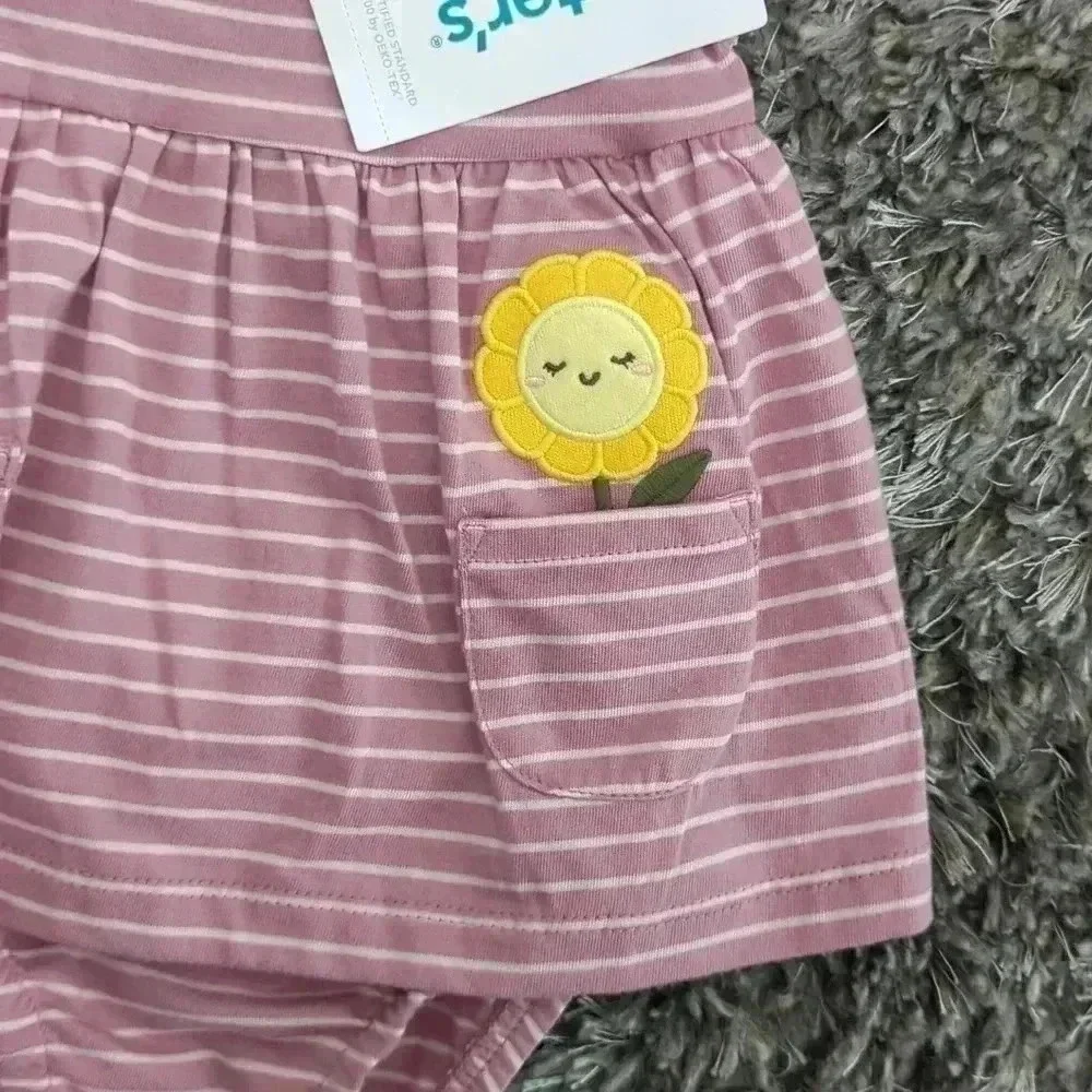 Baby Girl Carter's Striped Sunsuit